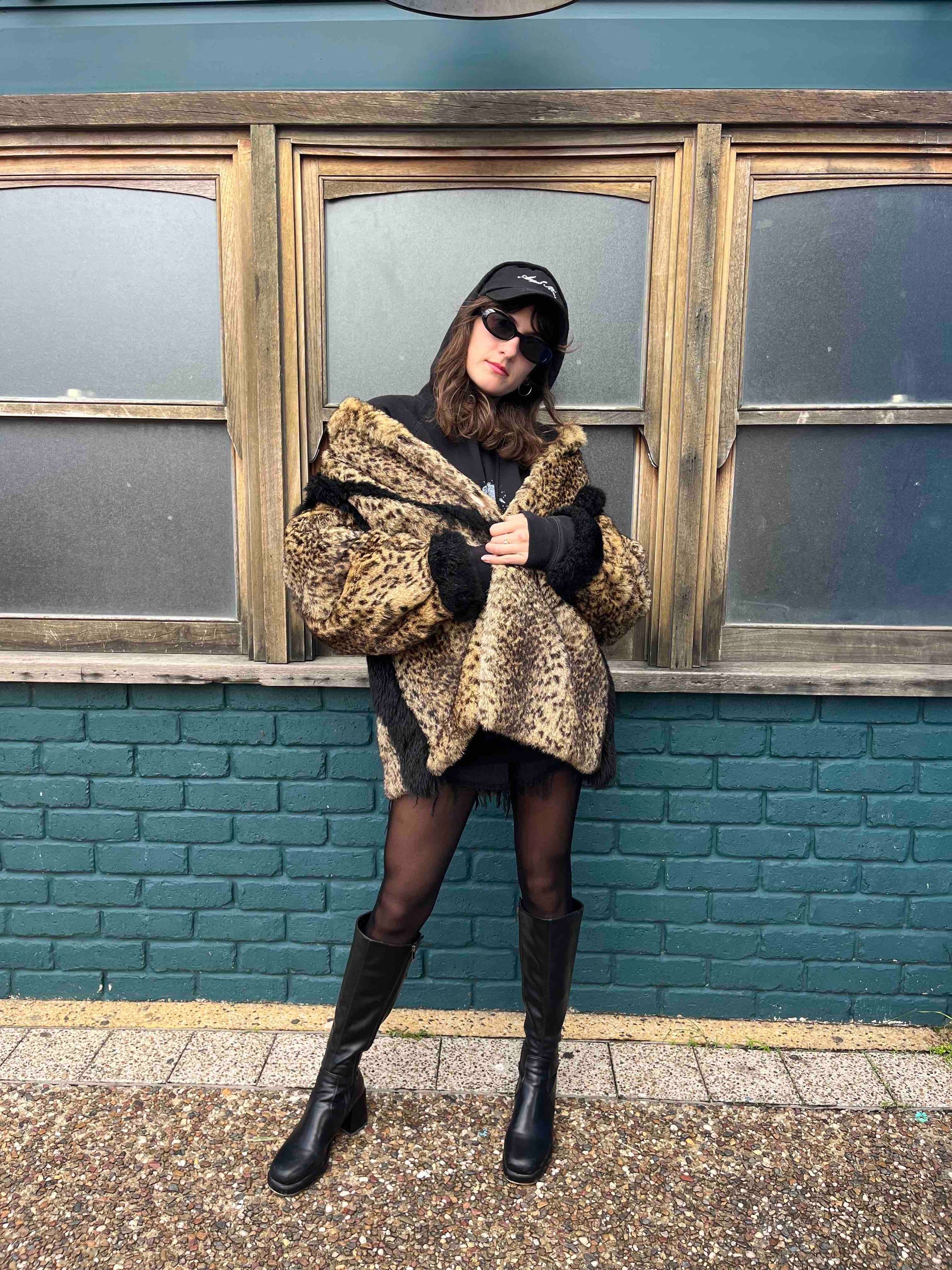 Lynx Leopard Genuine Fur Coat 3XL Strange Days Store